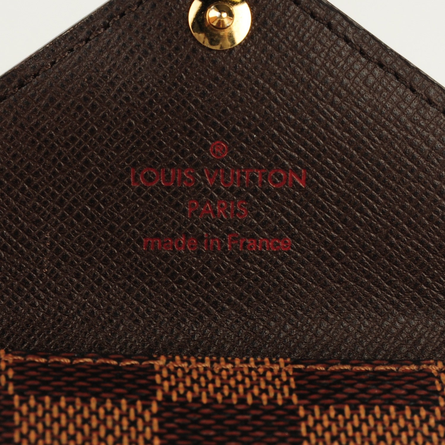 Louis Vuitton Damier Ebene Compact Origami Wallet 6 of 7