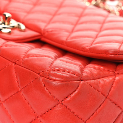 Chanel Lambskin Quilted Medium Double Flap Red 6 of 10