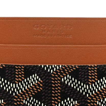 Goyard Goyardine Saint Sulpice Card Holder Black Gold 6 of 6