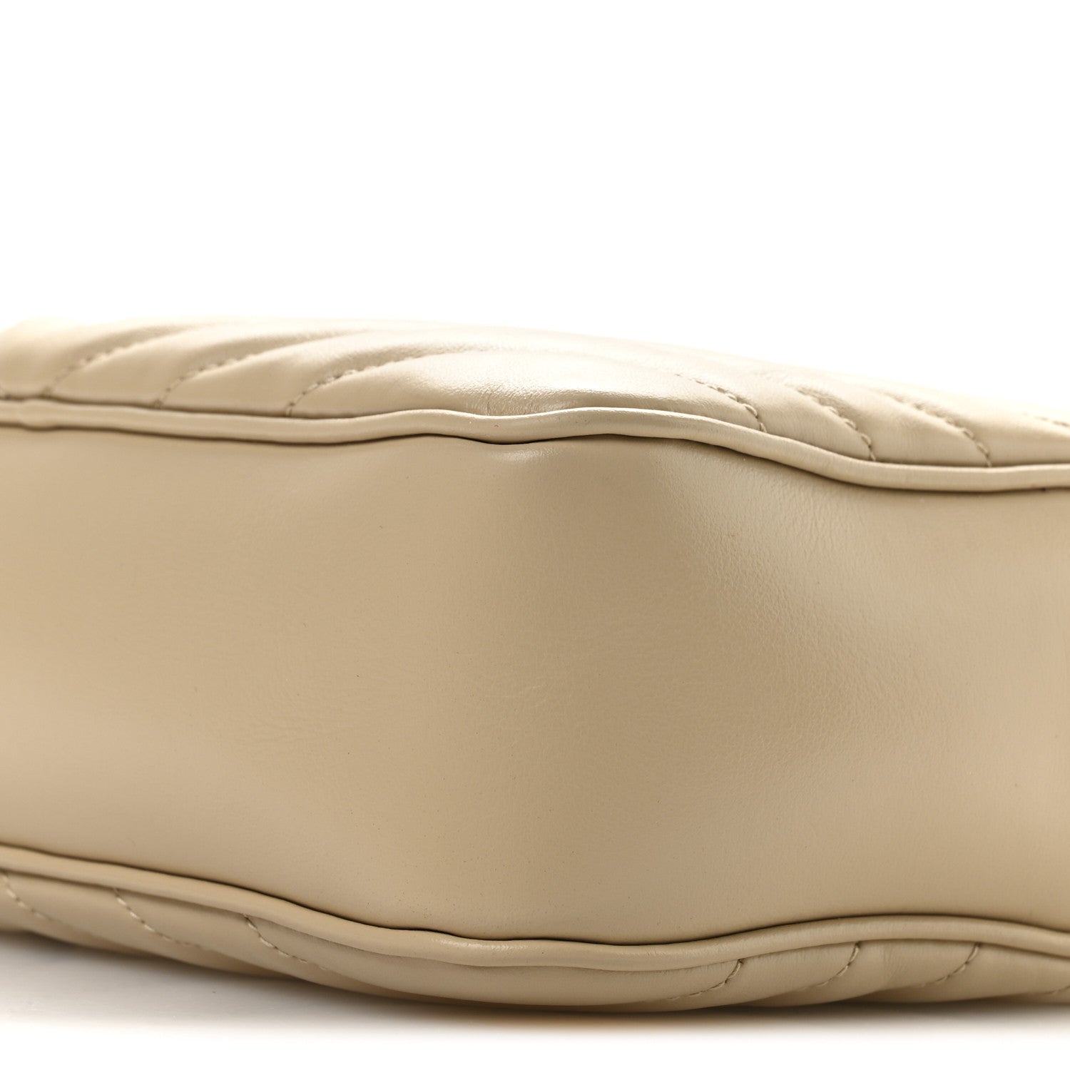 Saint Laurent Calfskin Matelasse Monogram Lou Camera Bag Dark Beige 10 of 11