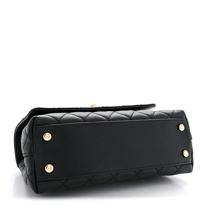 Chanel Caviar Quilted Mini Coco Handle Flap Black 4 of 11