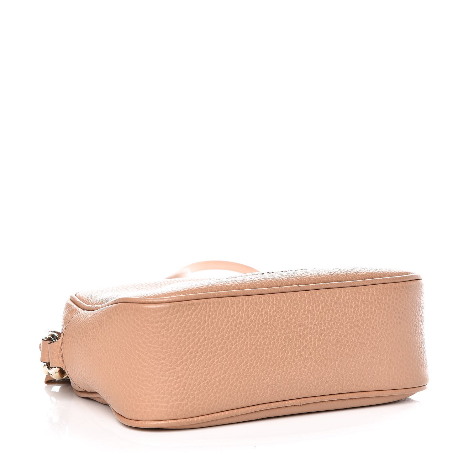 Pebbled Calfskin Small Soho Disco Bag Camelia