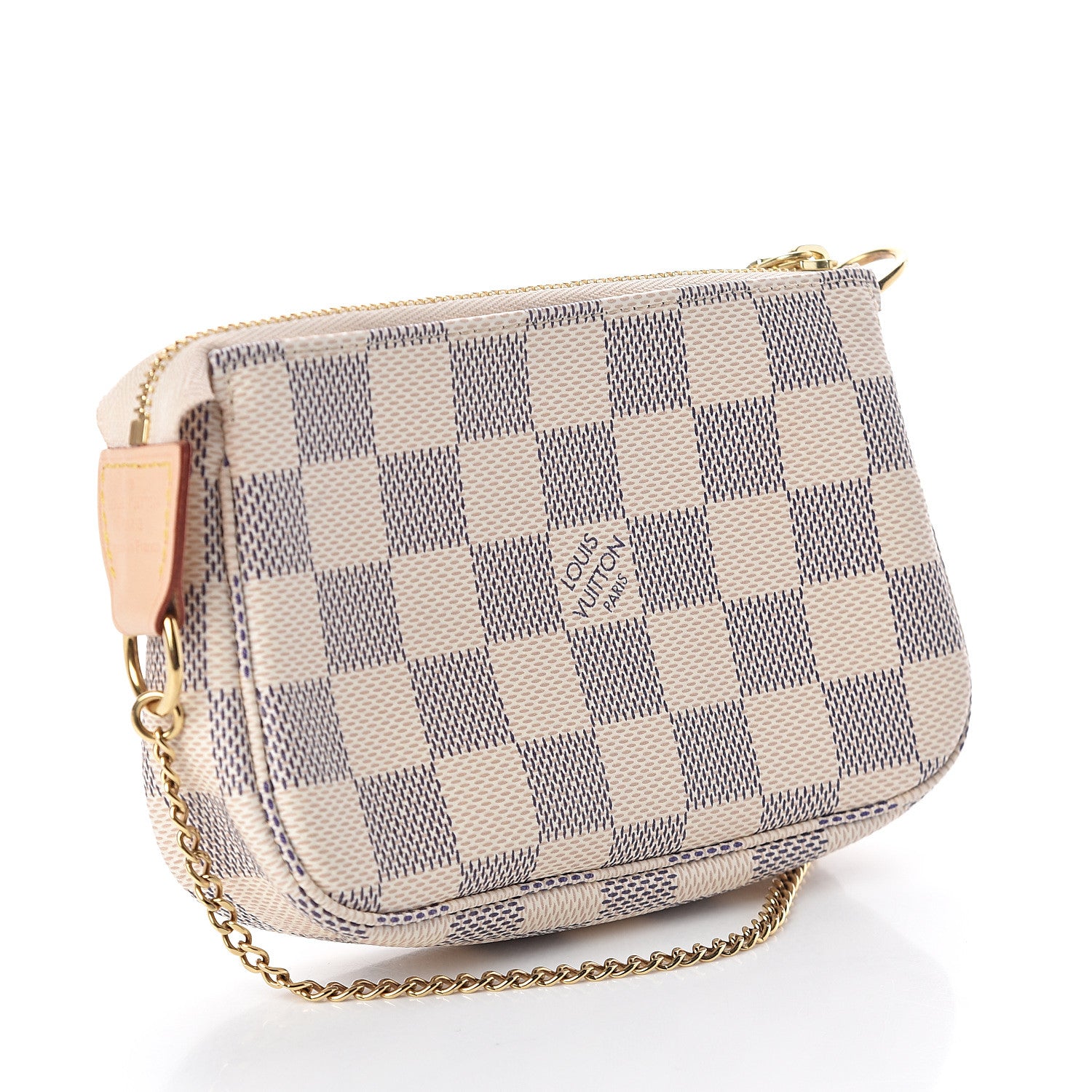 Louis Vuitton Damier Azur Mini Pochette Accessories 3 of 9