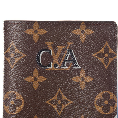 Louis Vuitton Monogram My LV Heritage Passport Cover Wallet Gris Black 8 of 10