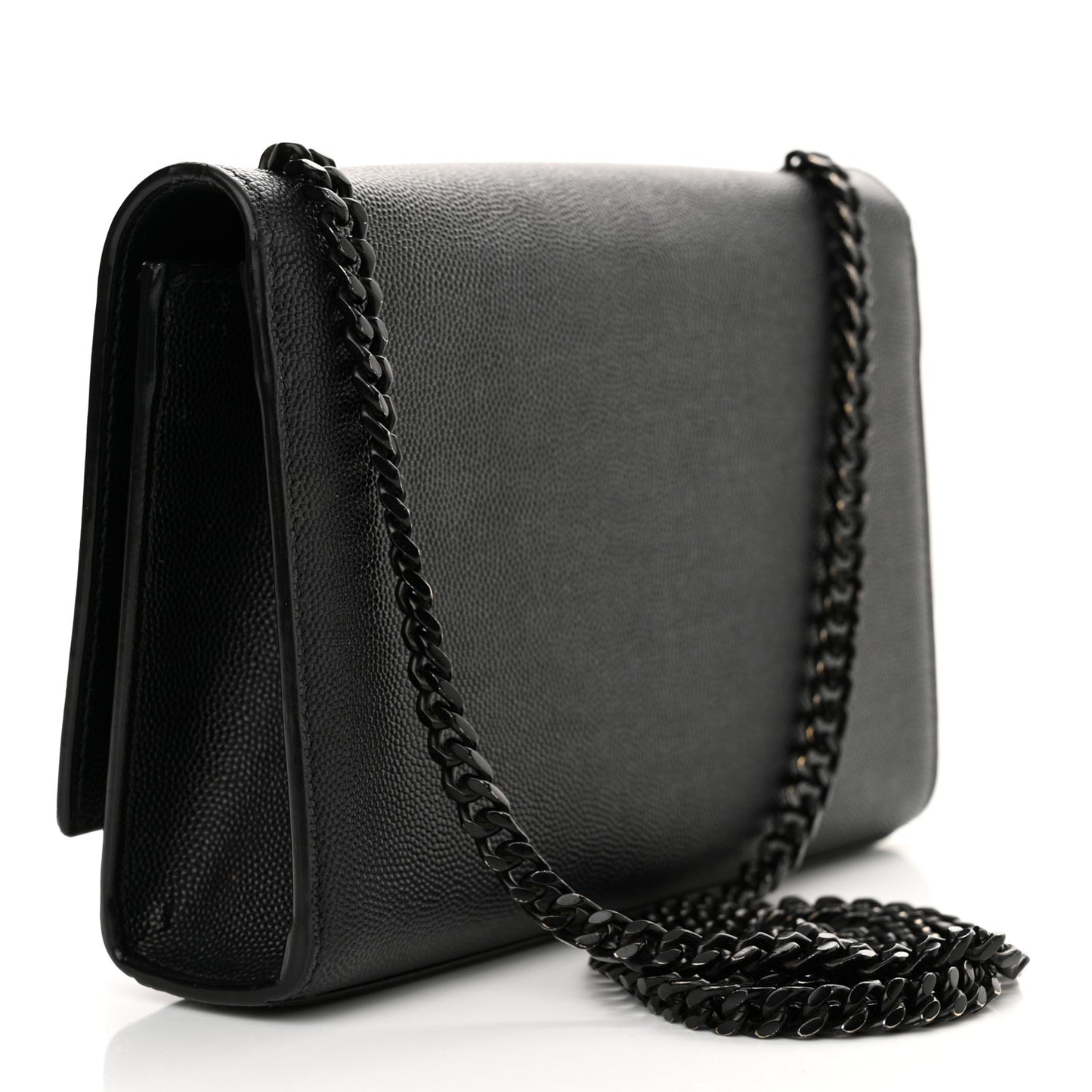 Grain De Poudre Small Monogram Monochrome Kate Satchel Black