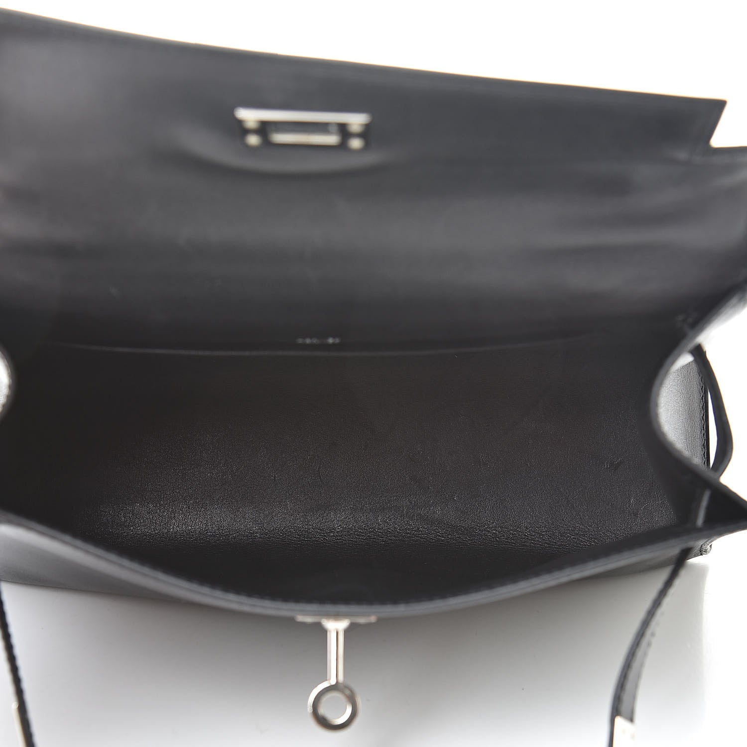 Hermes Swift Kelly Pochette Clutch Black 5 of 14