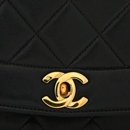 Chanel Lambskin Quilted Medium Single Flap Black 13 of 14