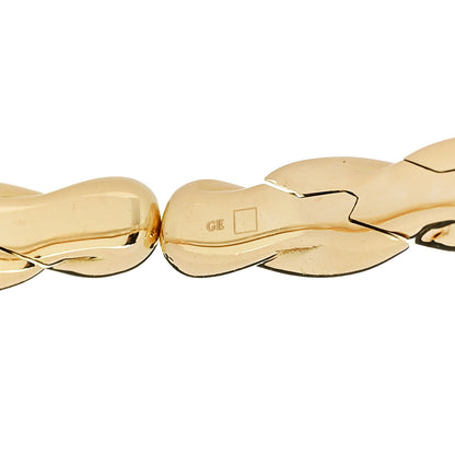 David Yurman 18K Yellow Gold Diamond 5mm Paveflex Single Row Bracelet 4 of 5