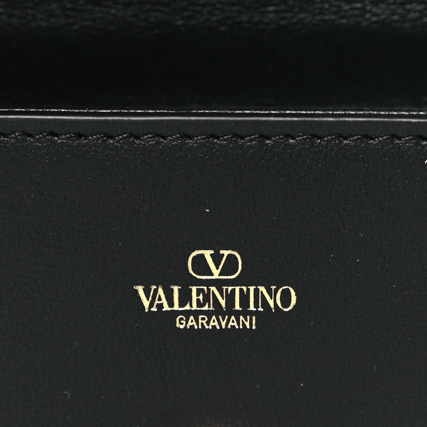 Calfskin Loco Phone Case With Chain Black