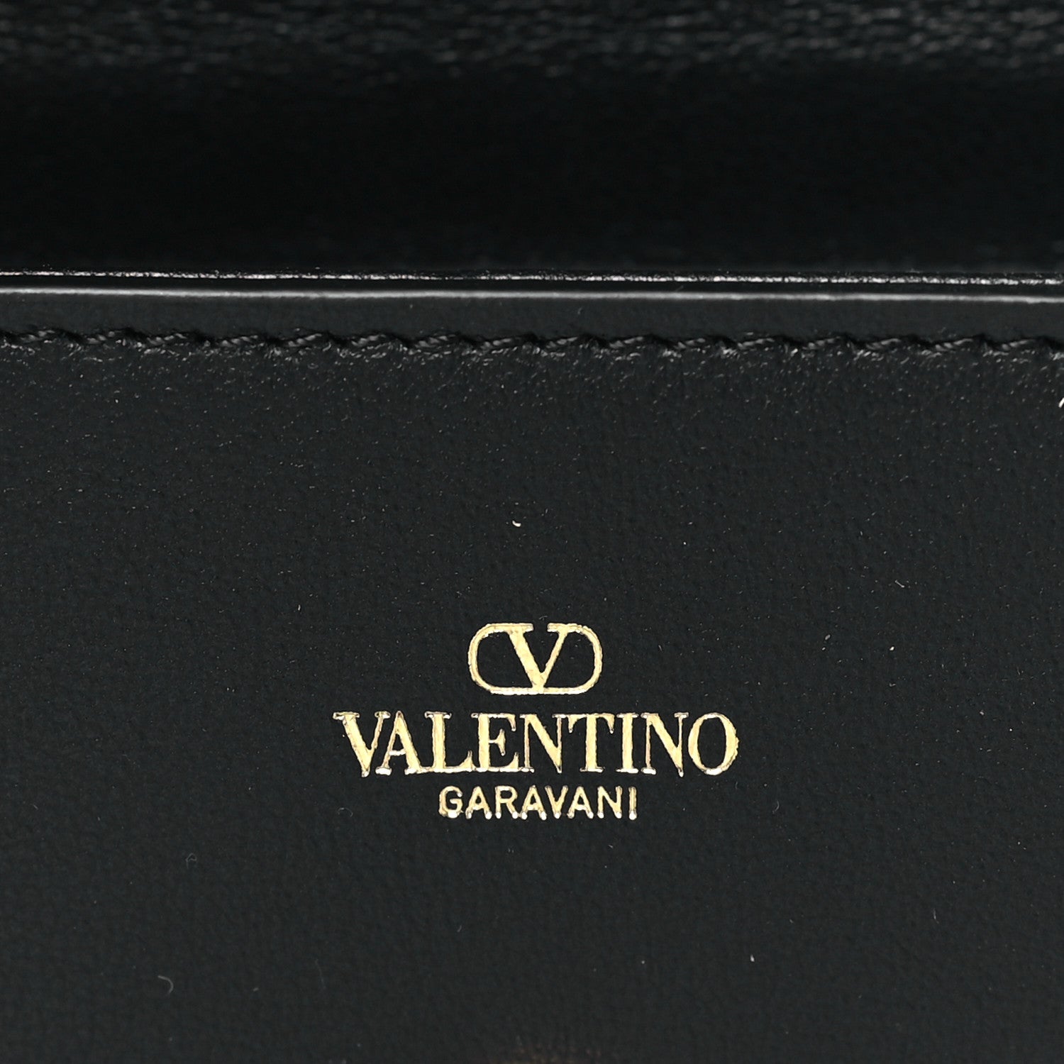 Valentino Garavani Calfskin Loco Phone Case With Chain Black 6 of 8