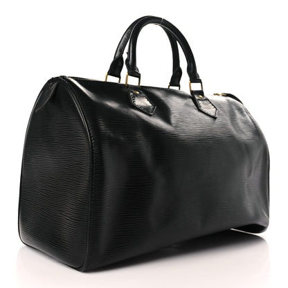 Louis Vuitton Epi Speedy 30 Black 3 of 11