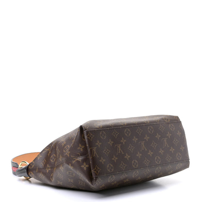 Louis Vuitton Monogram Tuileries Hobo Black 3 of 6