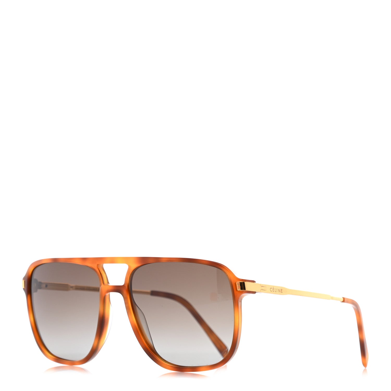 Celine Square Sunglasses CL40027I Havana 1 of 6