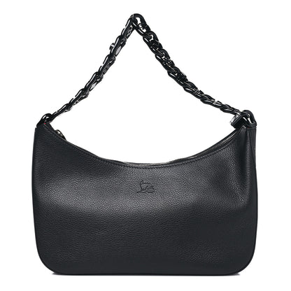 Christian Louboutin Calfskin Large Loubila Chain Shoulder Bag Black 1 of 12