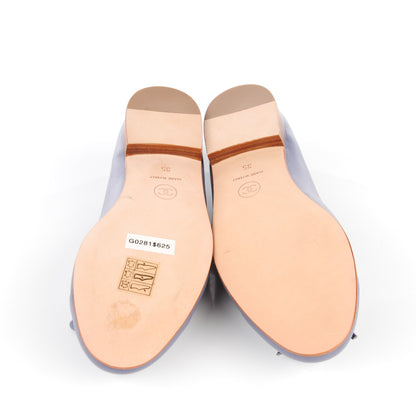 Chanel Lambskin CC Cap Toe Ballerina Flats 35 Purple 5 of 9