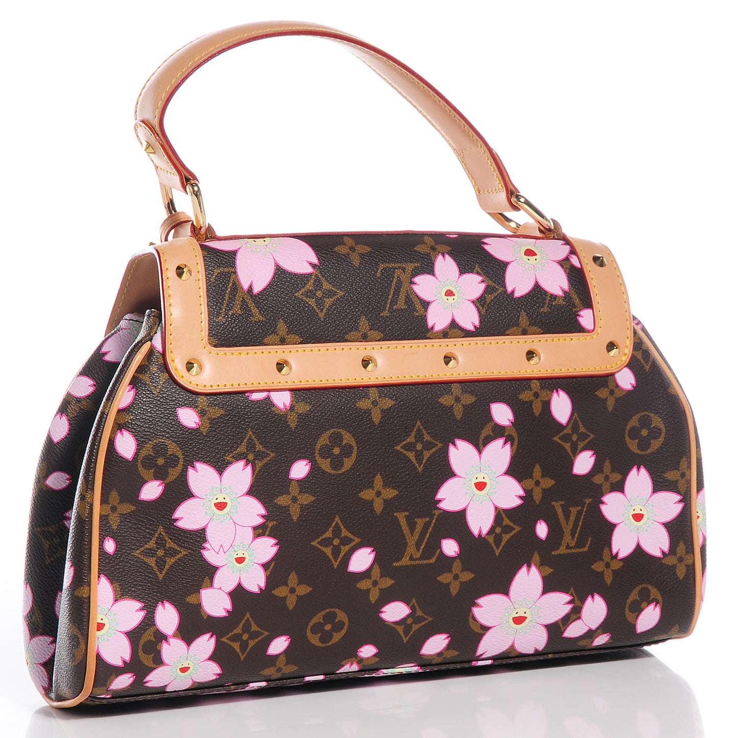 Monogram Cherry Blossom Sac Retro Bag Brown