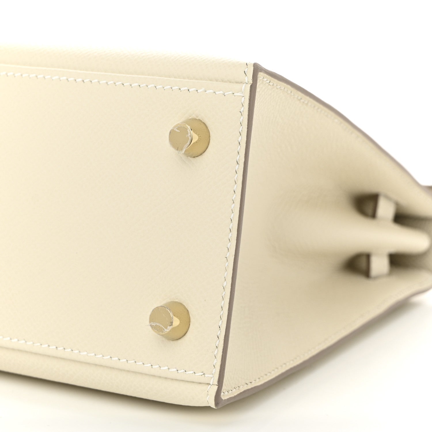 Hermes Epsom Kelly Sellier 25 Craie 10 of 11