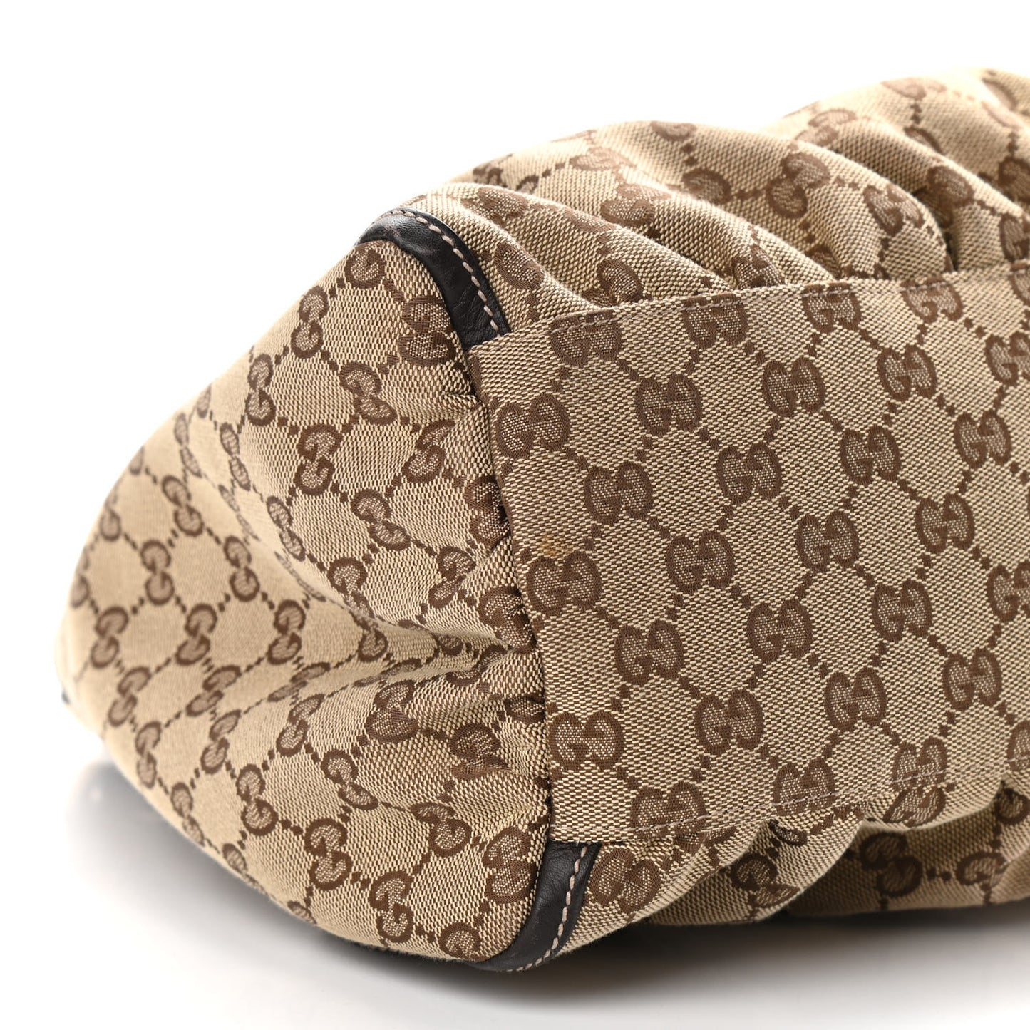 Monogram Large D Gold Hobo Dark Brown