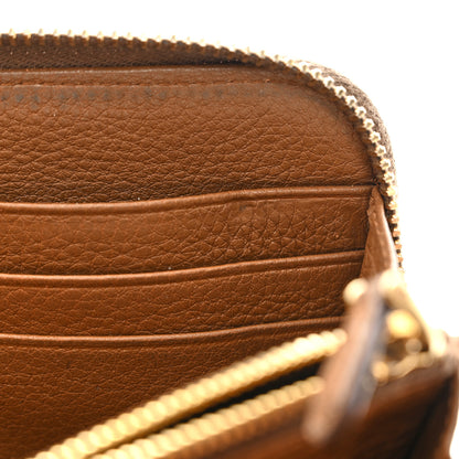 Prada Vitello Daino Zip Around Wallet Palissandro 9 of 17