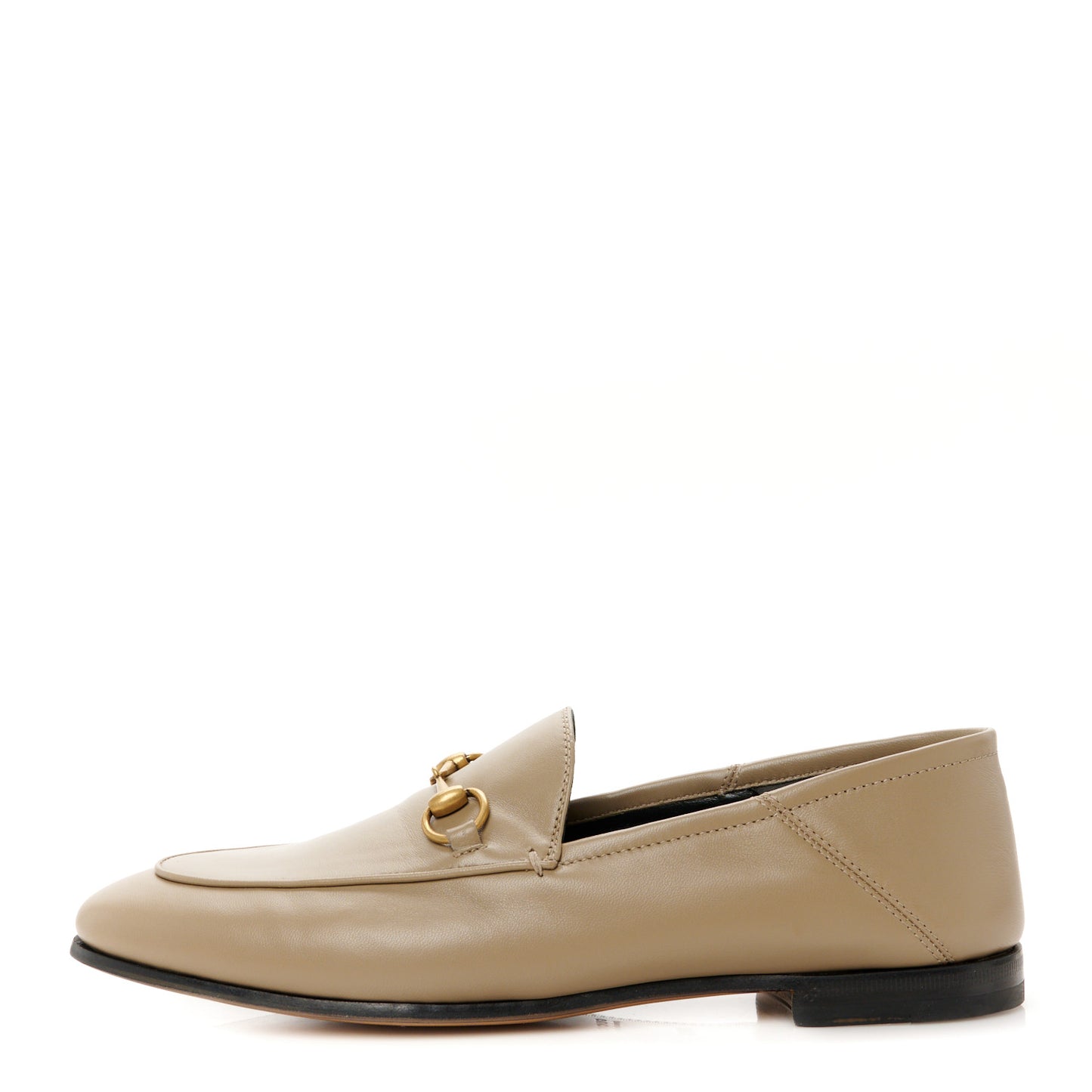Lambskin Womens Brixton Horsebit Loafers 38.5 Mud