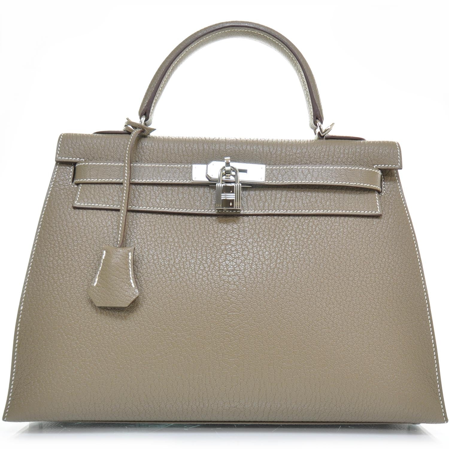 Hermes Chevre Mysore Kelly 32 Etoupe 1 of 12