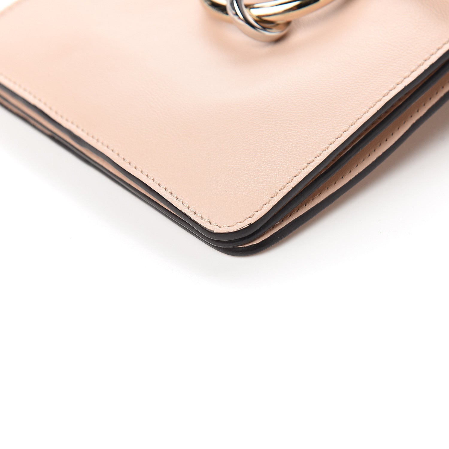 Chloe Suede Calfskin Mini Faye Bracelet Bag Cement Pink 8 of 9