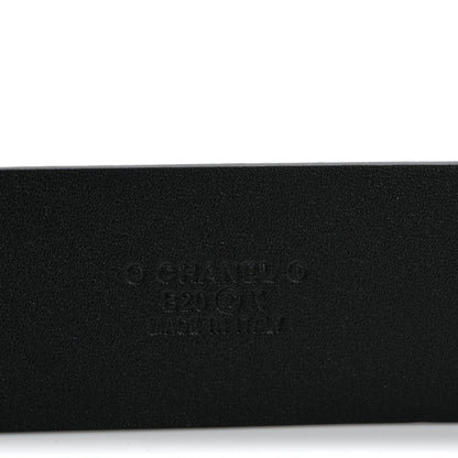 Chanel Calfskin Crystal CC Chain Belt 85 34 Black 5 of 9