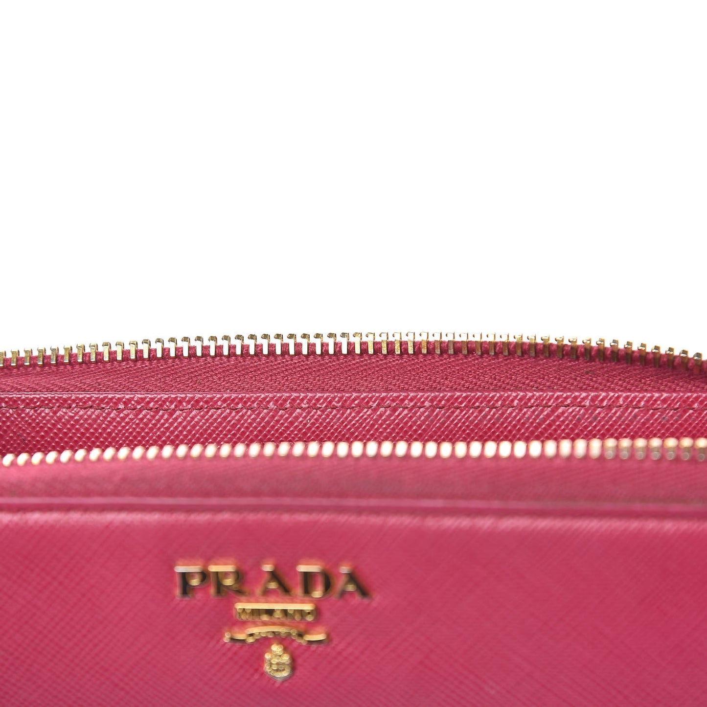 Saffiano Zip Around Wallet Peonia