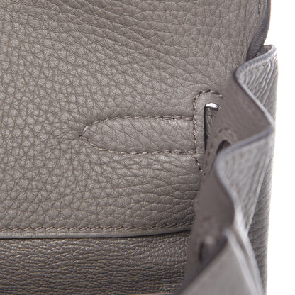 Hermes Taurillon Clemence Kelly Ado Backpack Etain 10 of 25