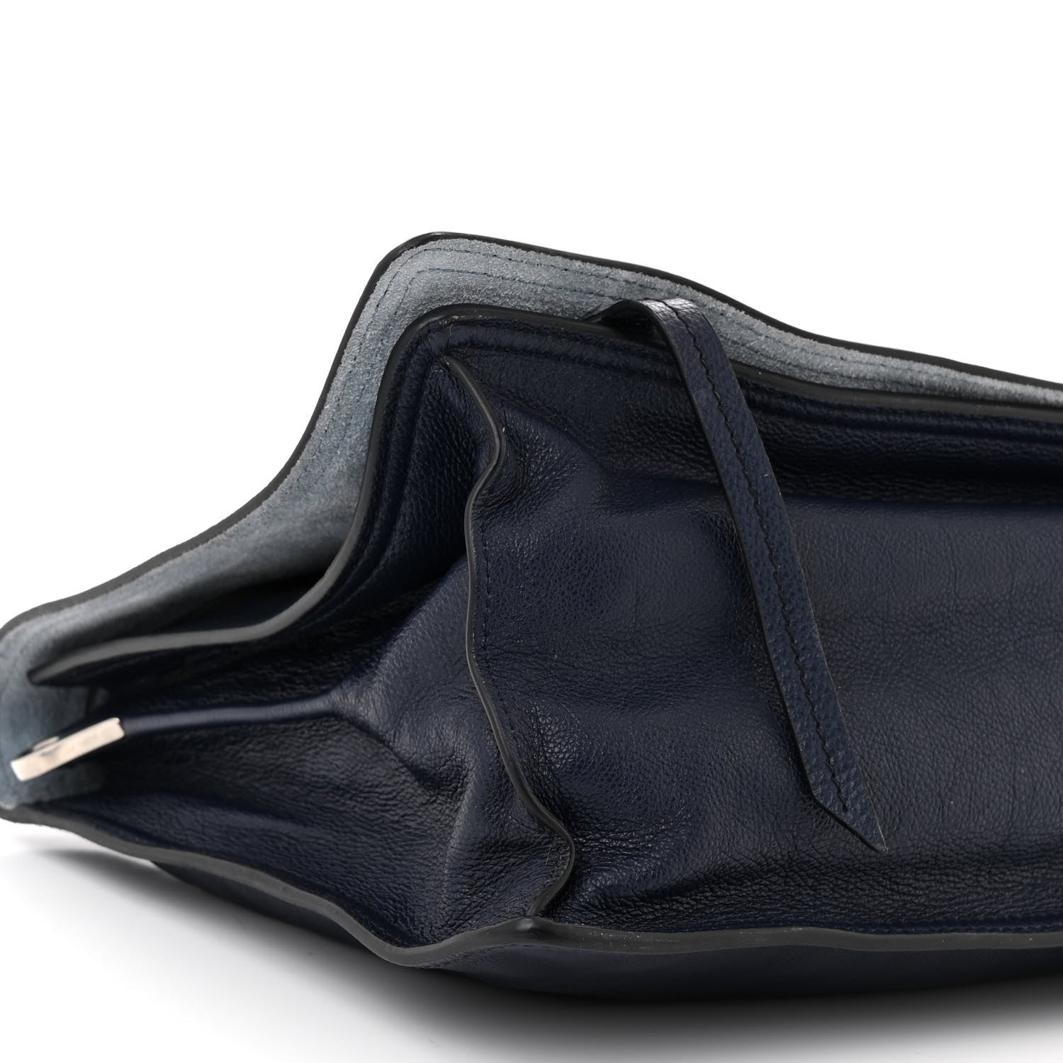 Prada Glace Calf Etiquette Flap Inchiostro Astrale 9 of 11