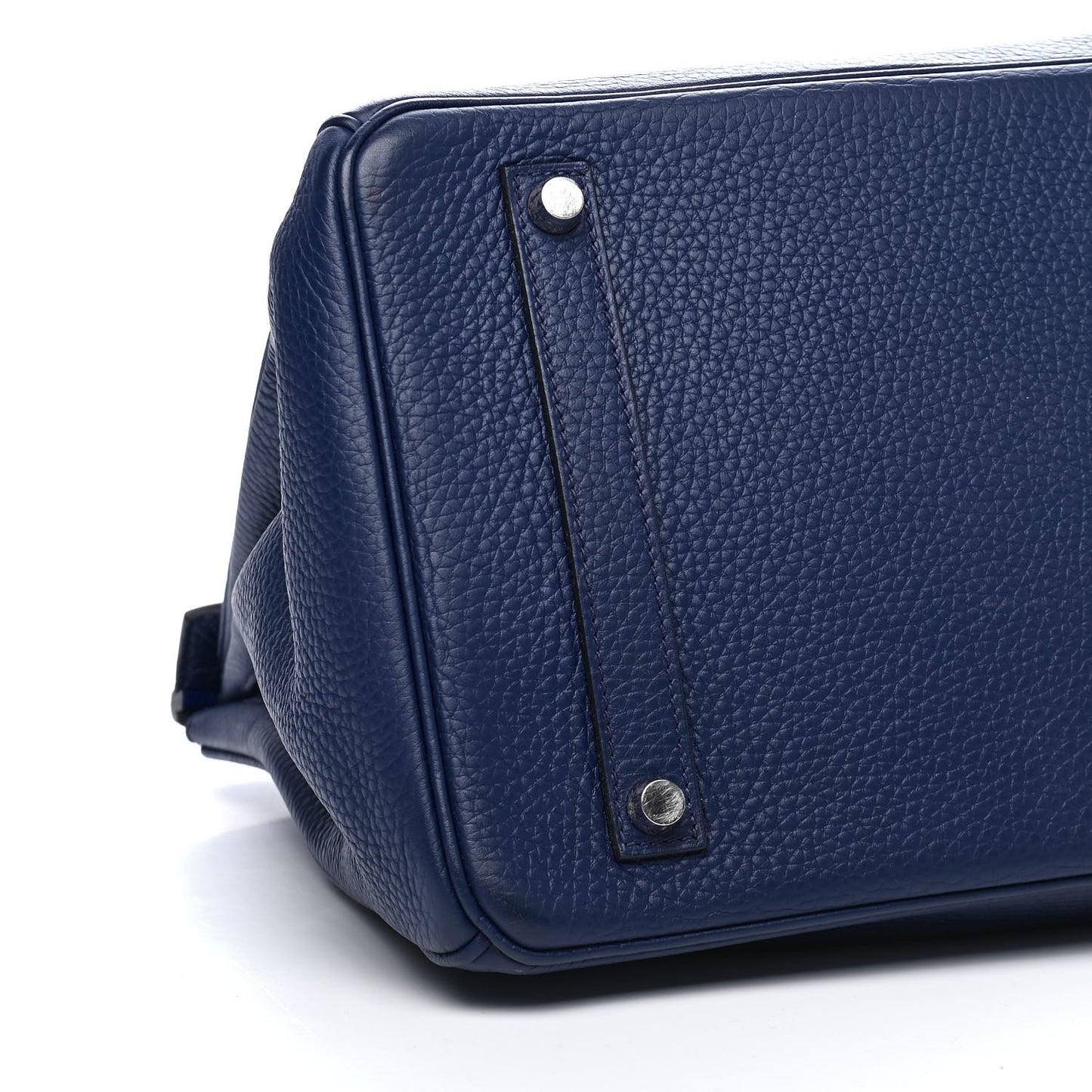 Taurillon Clemence Birkin 35 Bleu Saphir