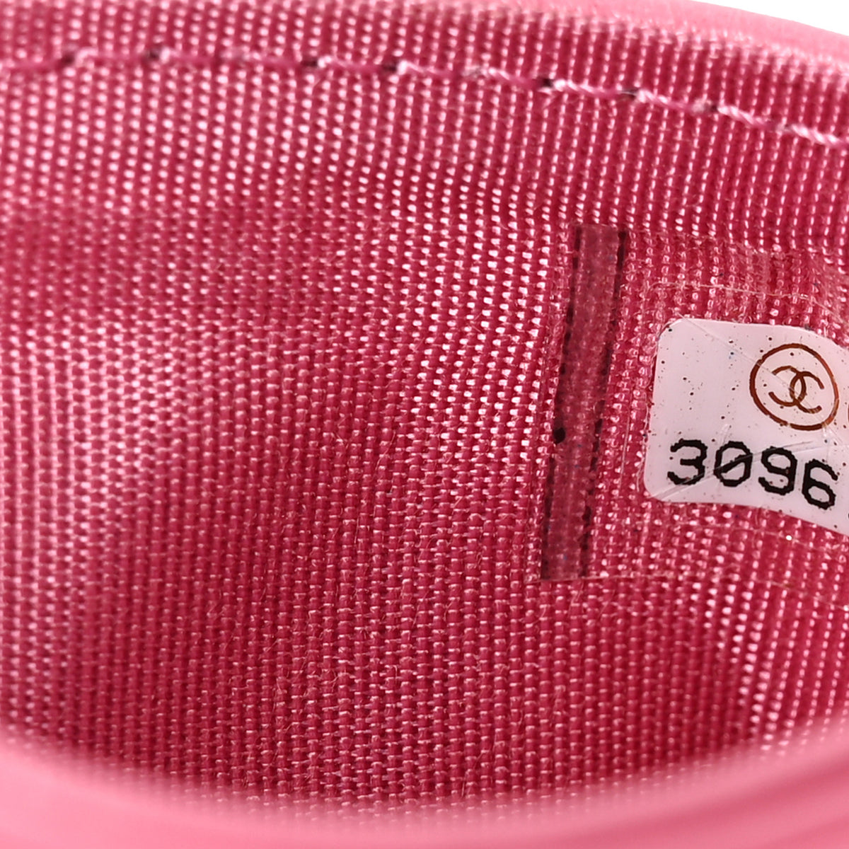 Chanel Lambskin Quilted Chanel 19 Card Holder Pink 8 of 9