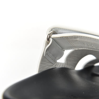 Hermes Calfskin Womens Chypre Sandals 36 White 10 of 14