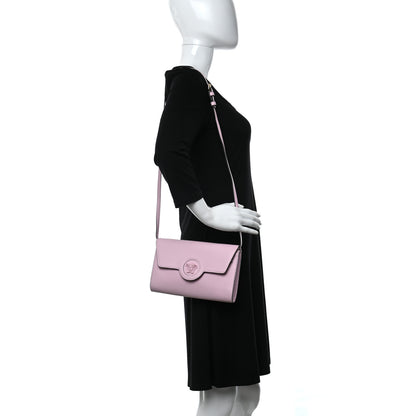 Versace Vitello Medusa Clutch Bag Pink 2 of 8