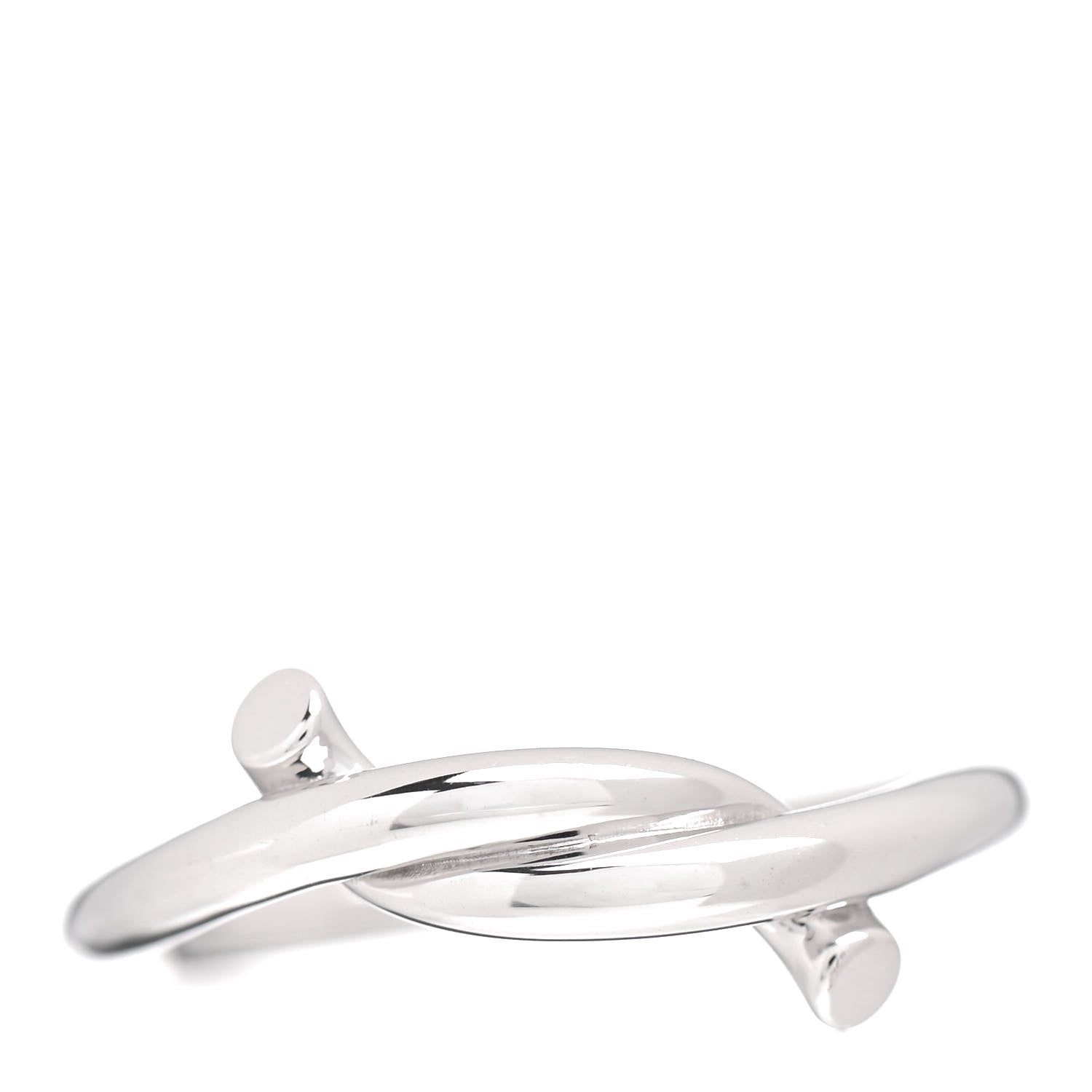 Cartier 18K White Gold Entrelaces Ring 57 8 1 of 5