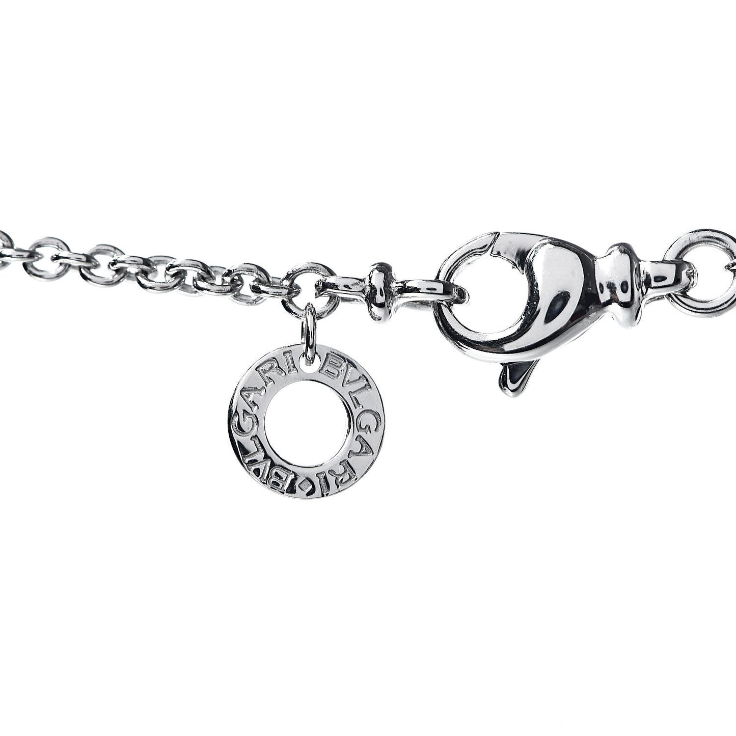 18K White Gold B.Zero1 Pendant Necklace