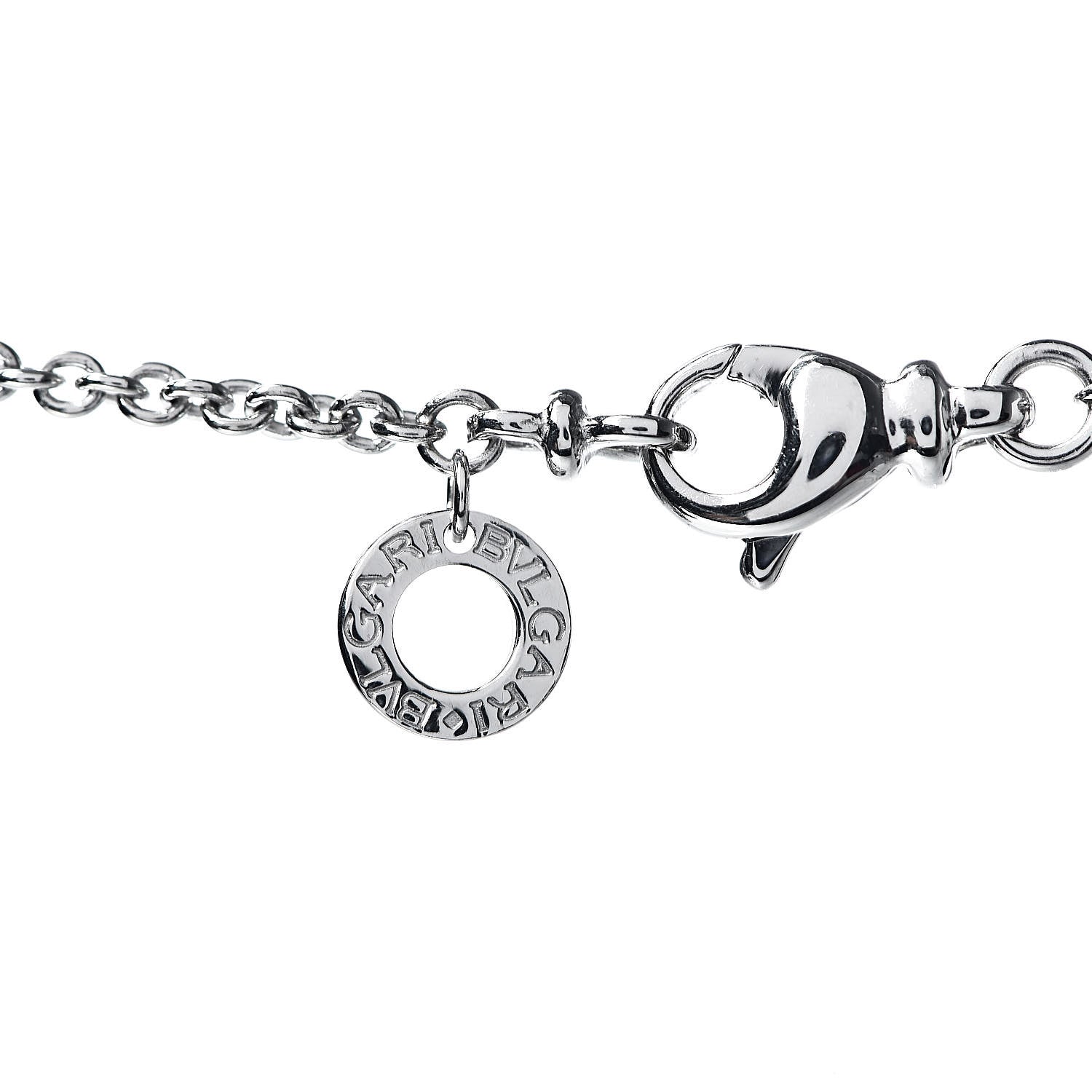 Bulgari 18K White Gold B.Zero1 Pendant Necklace 4 of 5
