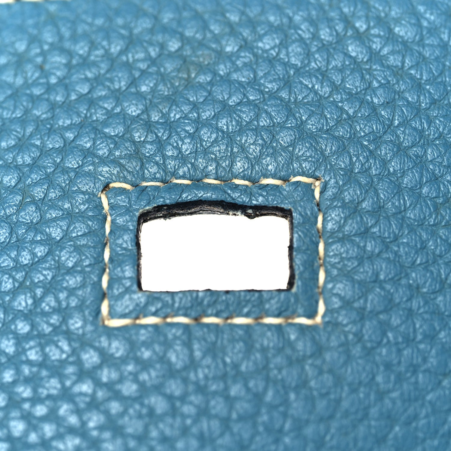 Hermes Taurillon Clemence Birkin 35 Blue Jean 46 of 47