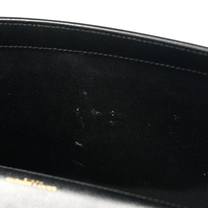 Saint Laurent Grain De Poudre Medium Classic Monogram Kate Satchel Black 10 of 13