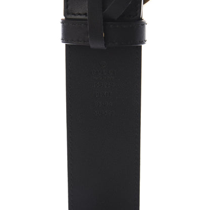 Gucci Moon Calfskin Pearl Double G 40mm Belt 85 34 Black Cream 5 of 5