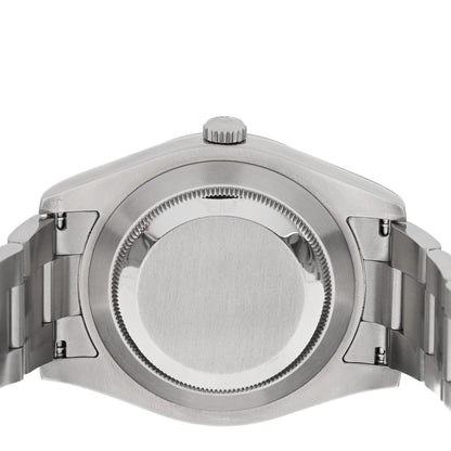 Rolex Stainless Steel 18K White Gold Diamond 41mm Oyster Perpetual Datejust Watch Silver 116334 4 of 5