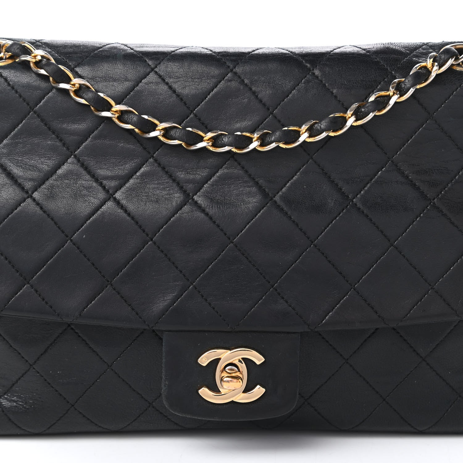Chanel Lambskin Medium Single Flap Black 11 of 12