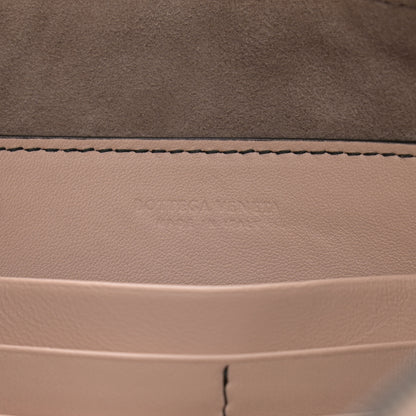 Bottega Veneta Nappa Ayers Intrecciato Biletto Chain Crossbody Flamingo 6 of 13