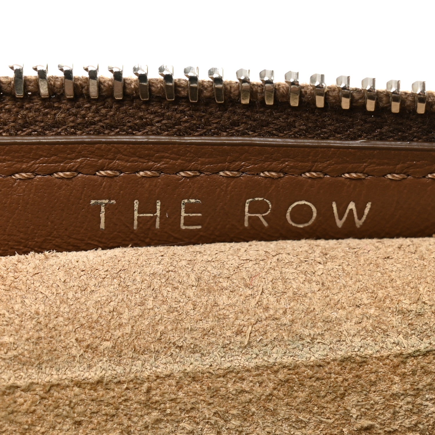 The Row Smooth Calfskin Small Slouchy Banana Bag Muschio 6 of 11