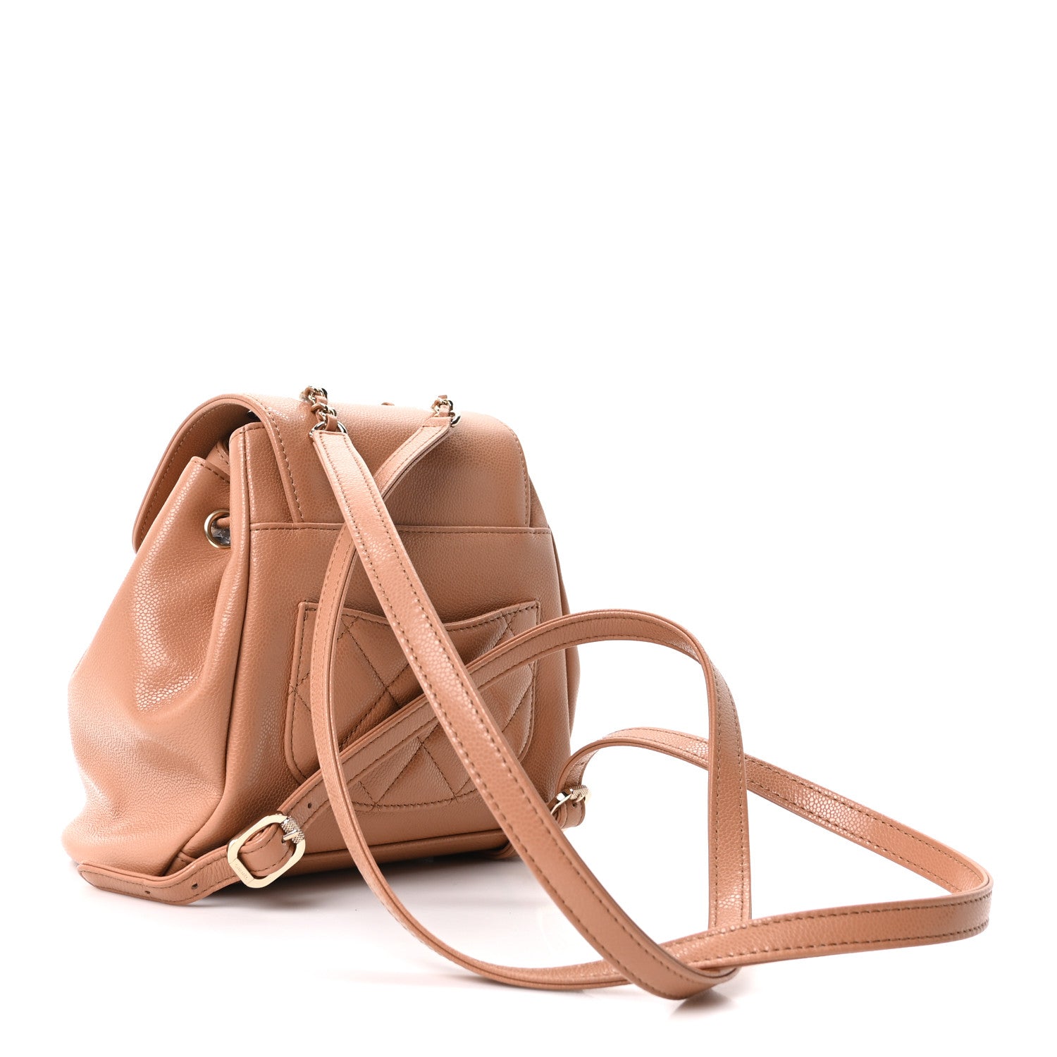 Chanel Caviar Quilted Mini Business Affinity Backpack Brown 3 of 10