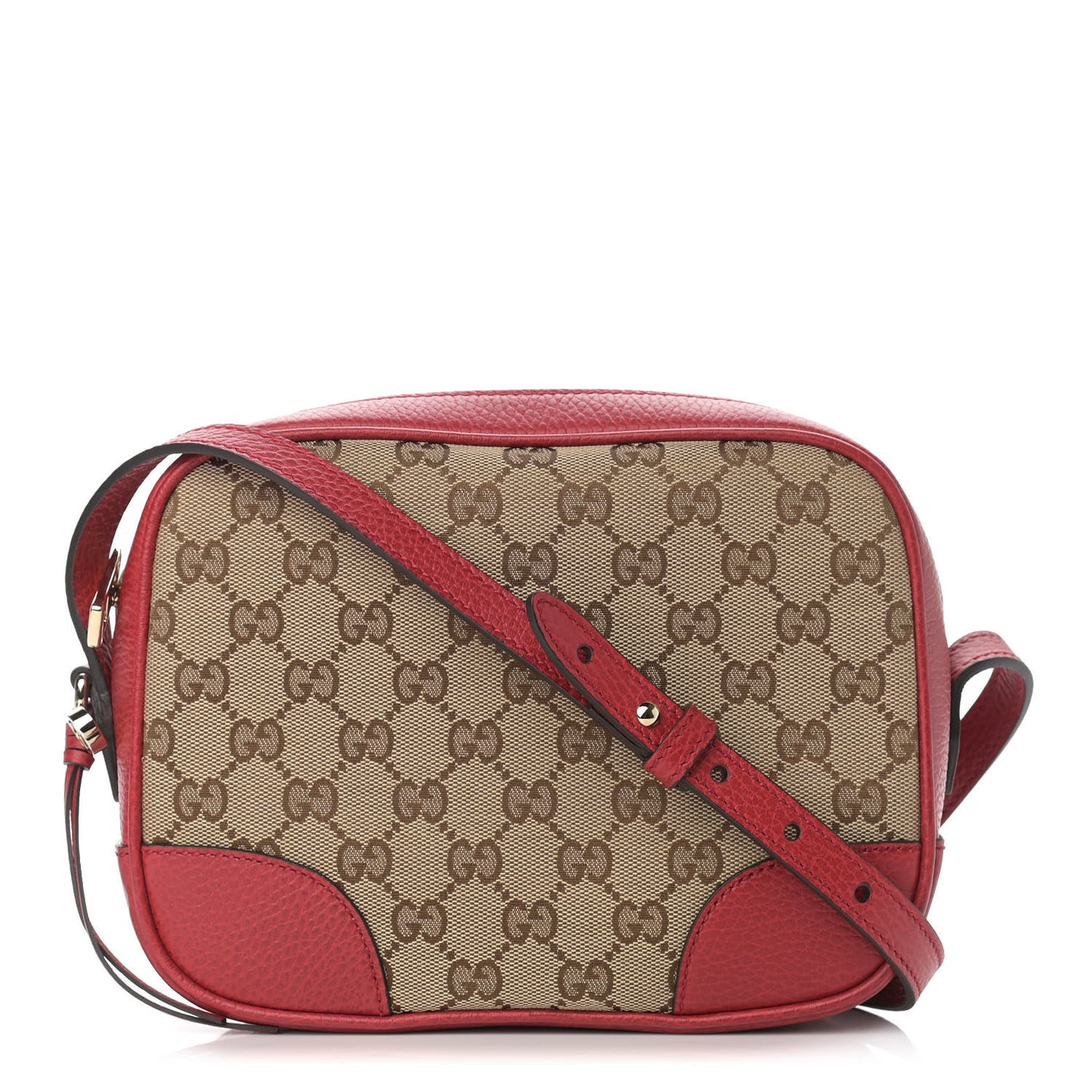 Monogram Mini Bree Messenger Bag Red