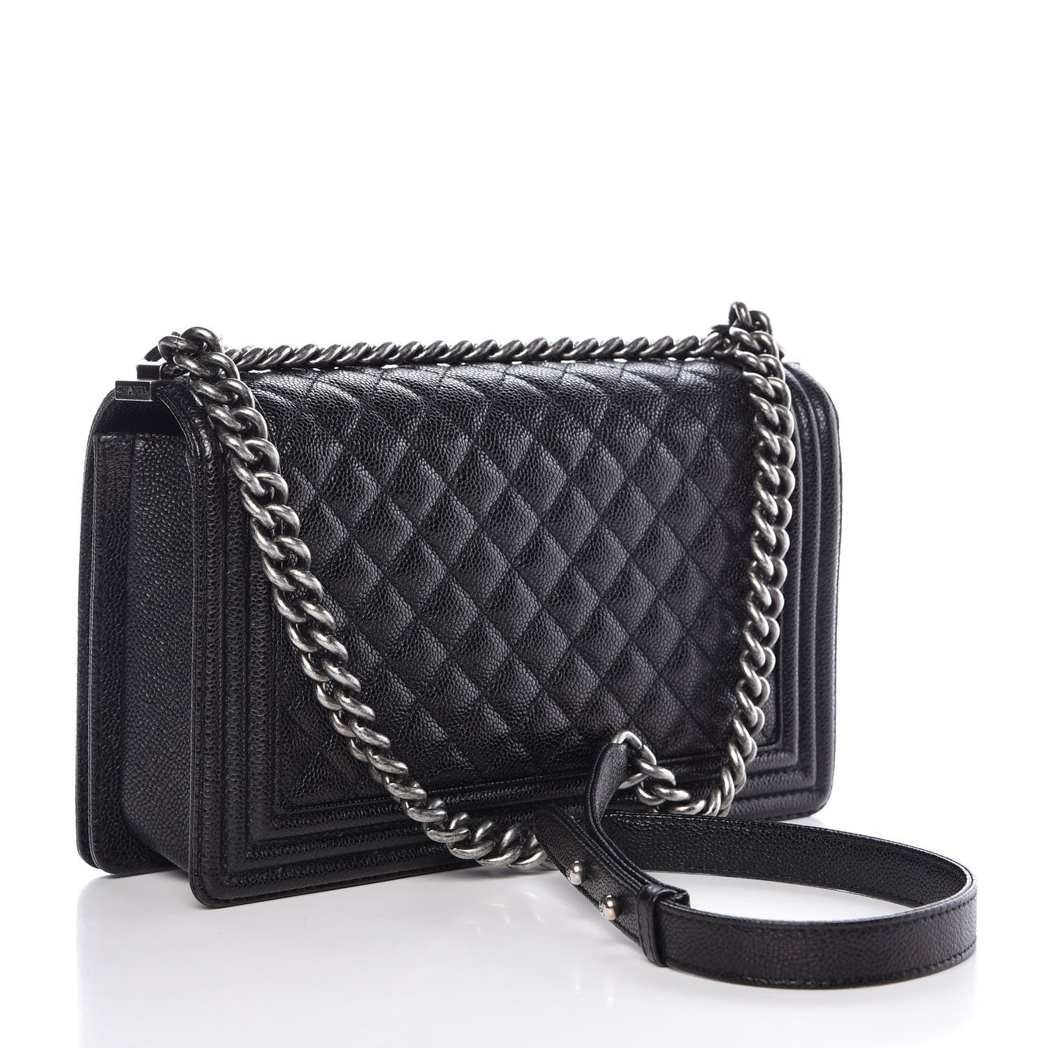 Chanel Caviar Quilted New Medium Boy Flap Black 3 of 10