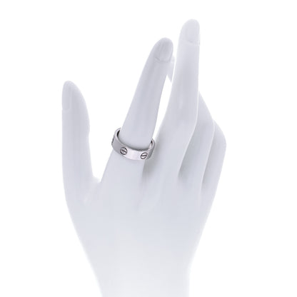 Cartier 18K White Gold 6mm LOVE Ring 59 8.75 2 of 7
