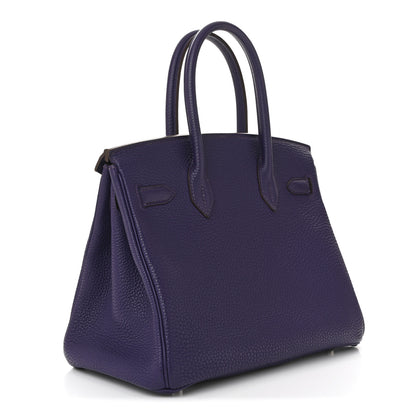 Hermes Togo Birkin 30 Iris 5 of 19