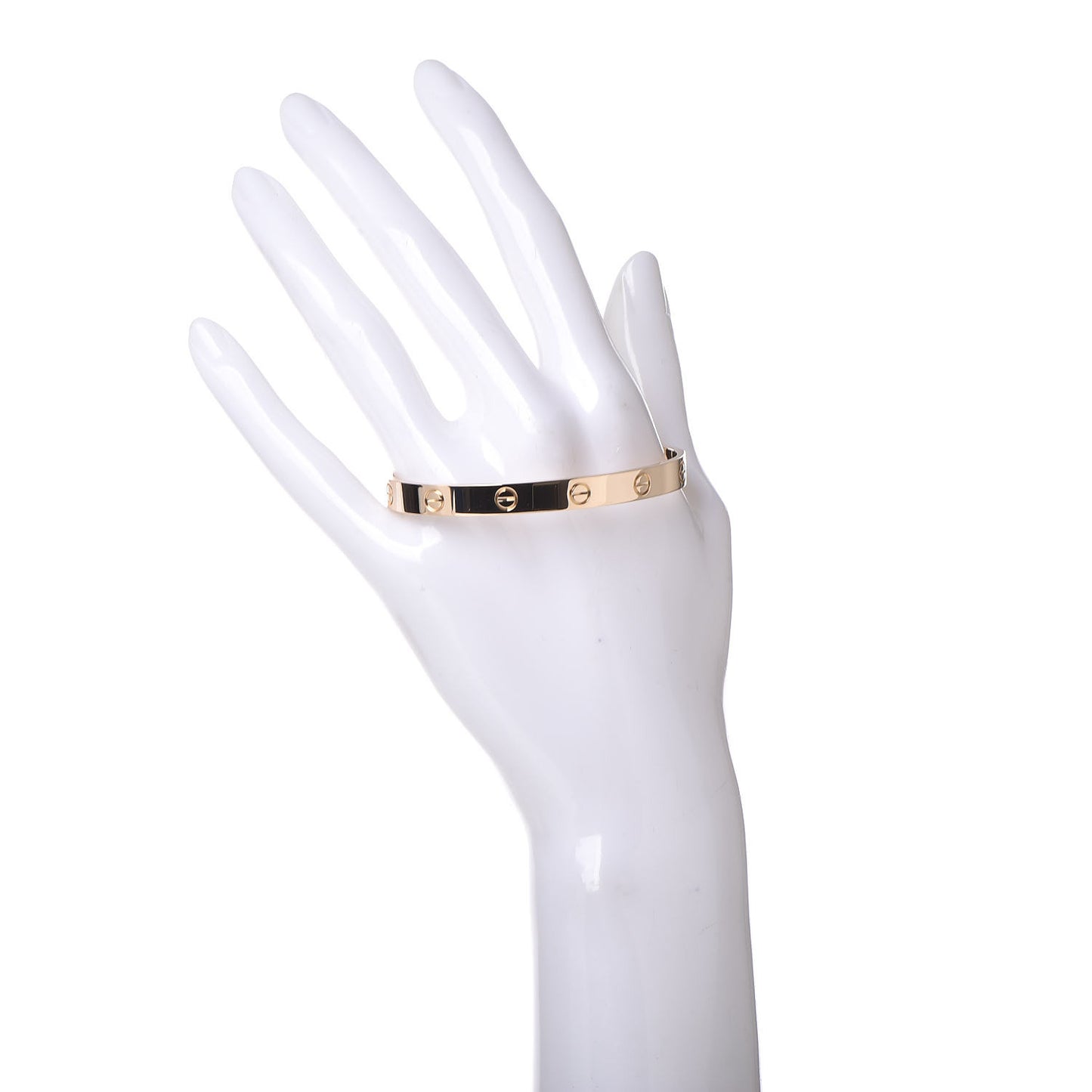18K Yellow Gold LOVE Cuff Bracelet 18